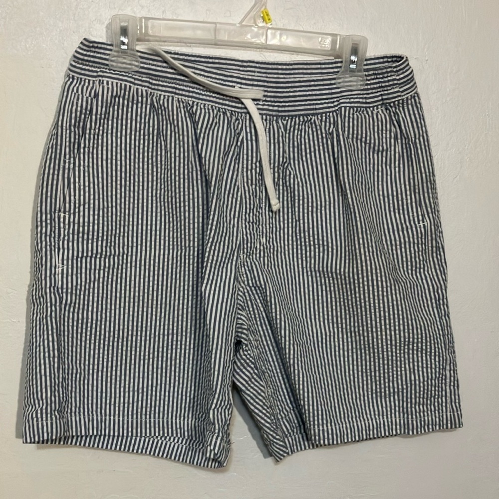 Vans railroad stripe elastic waist shorts NWOT men’s M
